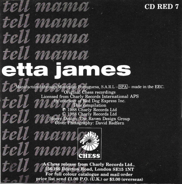 Etta James : Tell Mama (CD, Comp)