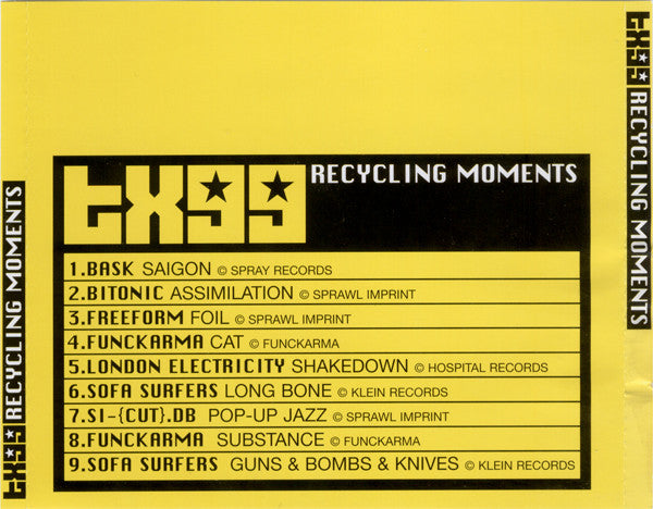 Various : TX 99 - Recycling Moments (CD, Comp)