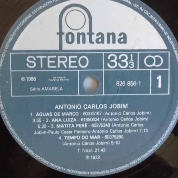 Antonio Carlos Jobim : Matita Perê (LP, Album, RE)