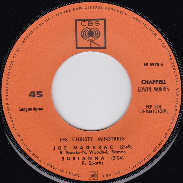 The New Christy Minstrels : Les Christy Minstrels (7", EP)