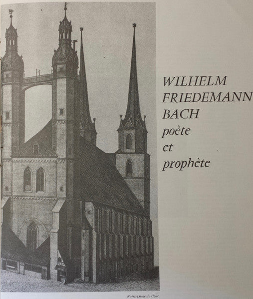 Wilhelm Friedemann Bach - Brigitte Haudebourg, Orchestre Pro Arte De Munich, Kurt Redel : Concerti N°4 En Fa Majeur, N°5 En La Mineur (LP, Album)
