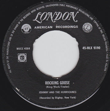 Johnny And The Hurricanes : Rocking Goose (7", Single)