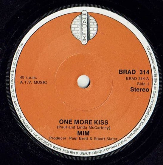 Mim (7) : One More Kiss (7", Single)