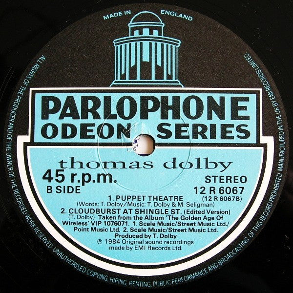 Thomas Dolby : I Scare Myself (Long Version) (12")