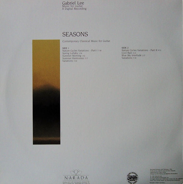 Gabriel Lee : Seasons (LP, Album)