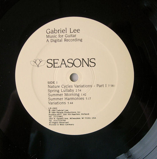 Gabriel Lee : Seasons (LP, Album)