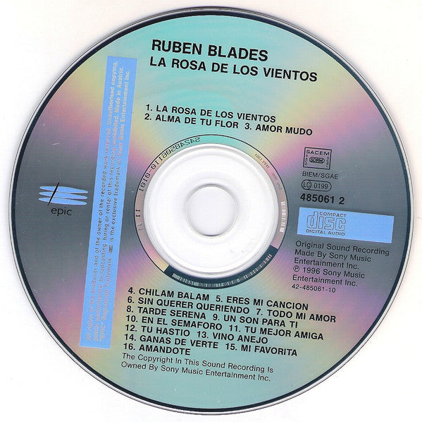 Ruben Blades : La Rosa De Los Vientos (CD, Album)