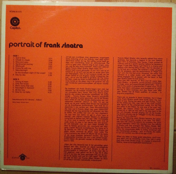 Frank Sinatra : Portrait Of Frank Sinatra (LP, Comp)