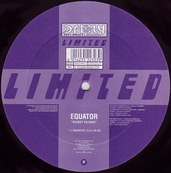 Blade Attack / Equator : The Daywalker / Secret Silence (12", Ltd)