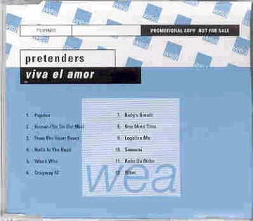 The Pretenders : Viva El Amor (CD, Album, Promo)