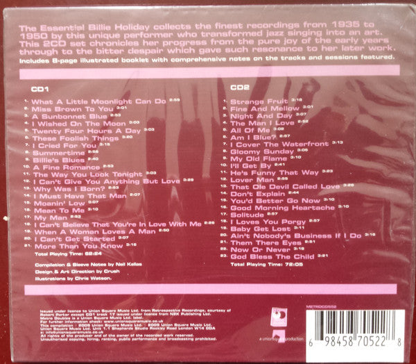 Billie Holiday : The Essential Billie Holiday (2xCD, Comp)