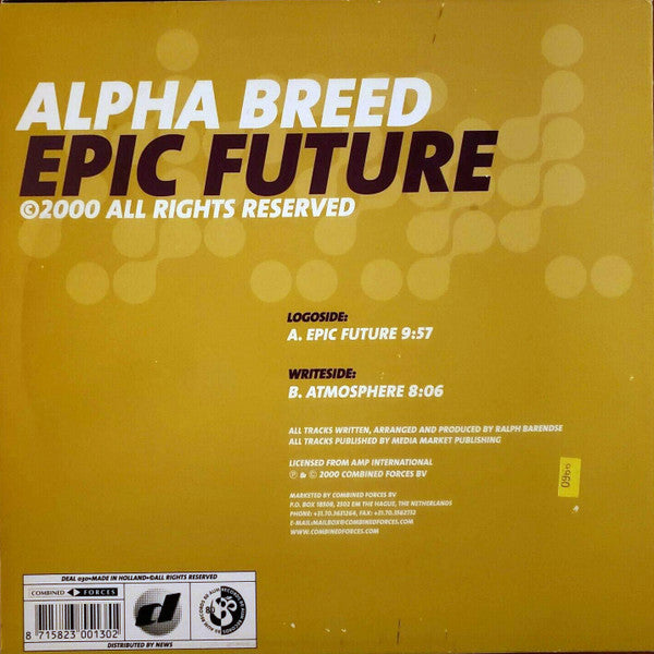 Alpha Breed : Epic Future (12")