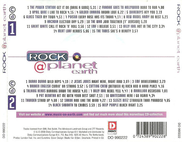 Various : Rock @ Planet Earth (2xCD, Comp)