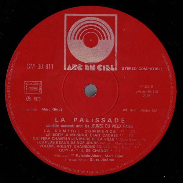 Les Jeunes Du Vieux Paris : La Palissade (LP)