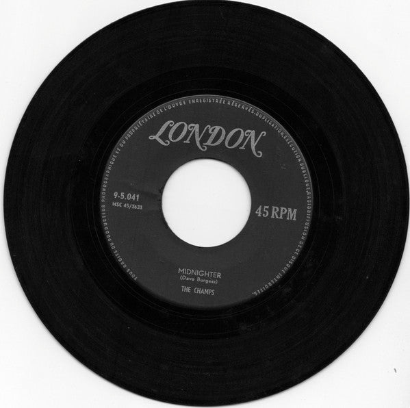 The Champs : El Rancho Rock / Midnighter (7", Single)