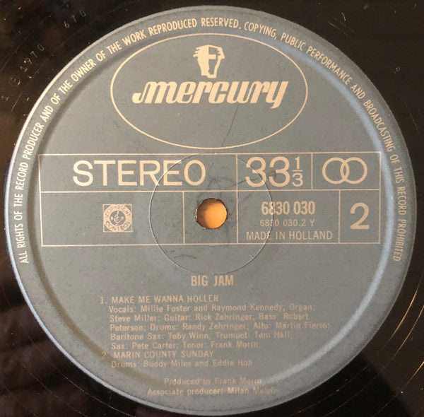 Big Jam (2) : Spontaneous Jam Sessions At A Travelling Rock Festival (LP, Album)