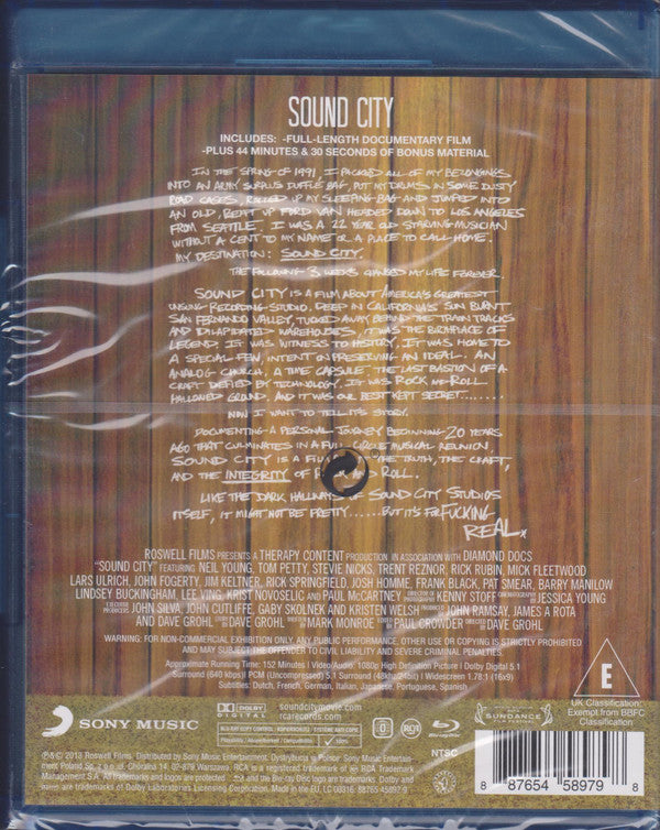 Various : Sound City (Blu-ray)