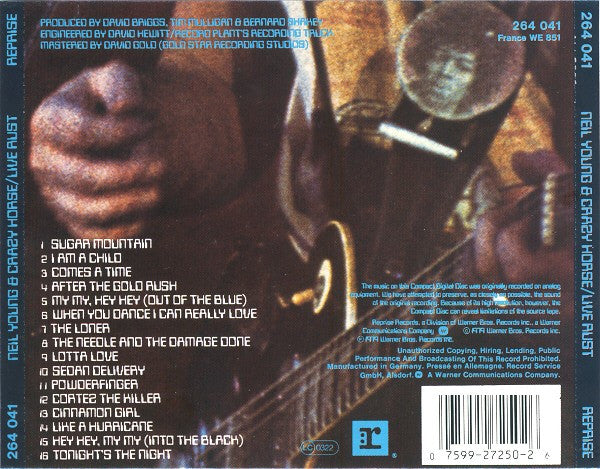 Neil Young & Crazy Horse : Live Rust (CD, Album, RE)