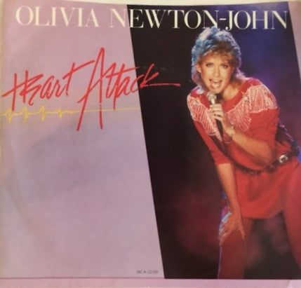 Olivia Newton-John : Heart Attack (7", Single, Pin)