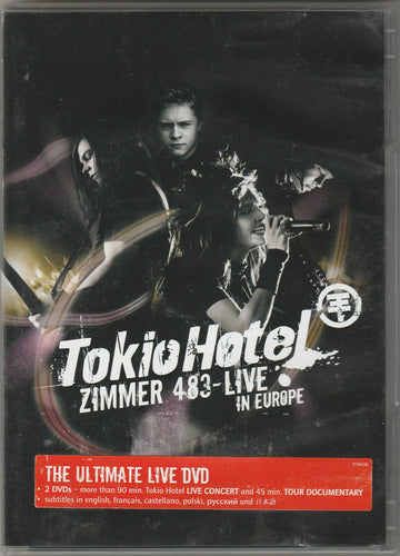 Tokio Hotel : Zimmer 483 - Live In Europe (2xDVD-V, PAL)