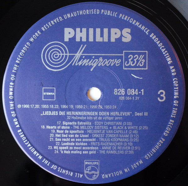 Various : Liedjes Die Herinneringen Doen Herleven - Deel 3 (2xLP, Comp)