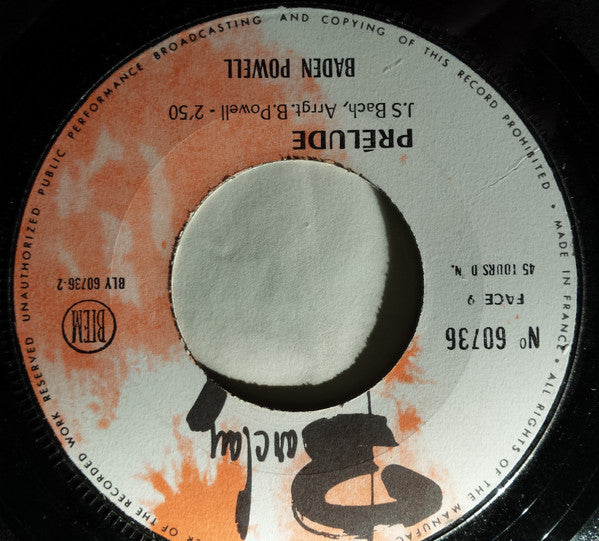 Baden Powell : Adagio - Prelude (7", Single)