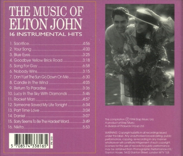 The Twilight Orchestra : The Music Of Elton John (16 Instrumental Hits) (CD, Album)