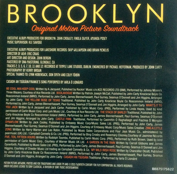 Various : Brooklyn (Original Motion Picture Soundtrack) (CD, Comp)