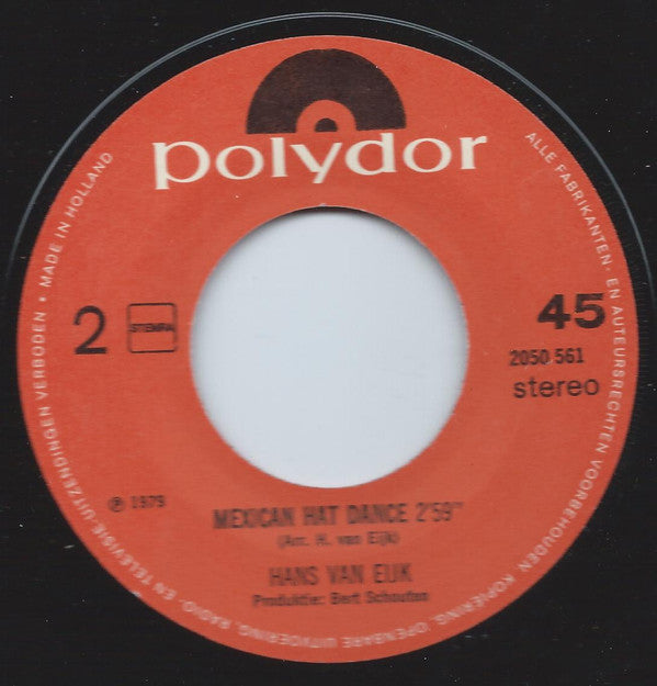 Hans Van Eijk : Yucatan (7", Single)