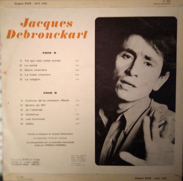 Jacques Debronckart : Jacques Debronckart (LP, Album)
