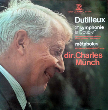 Henri Dutilleux, Charles Munch : 2e Symphonie "Le Double" / Métaboles (LP, Gat)