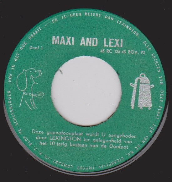 Max Tailleur : Maxi And Lexi (7", Single)