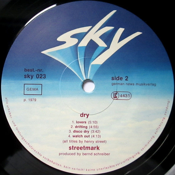 Streetmark : Dry (LP, Album)