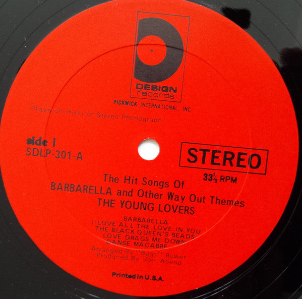 The Young Lovers (2) : Barbarella - The Hit Songs Of The Wild Movie & Other Way Out Themes (LP, Album, RE)