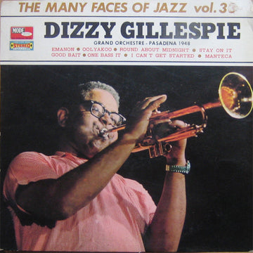 Dizzy Gillespie : Grand Orchestre - Pasadena 1948 (LP, Album, RE)