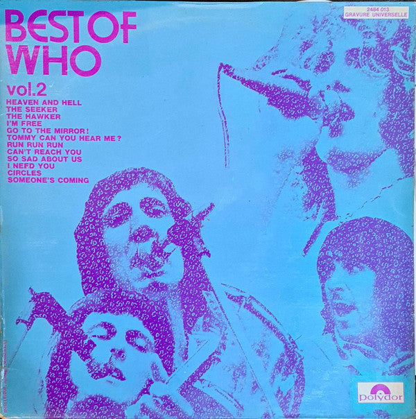 The Who : Best Of Who - Vol.2 (LP, Comp, RE)