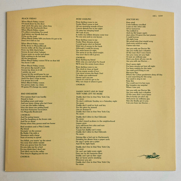 Steely Dan : Katy Lied (LP, Album, Bla)