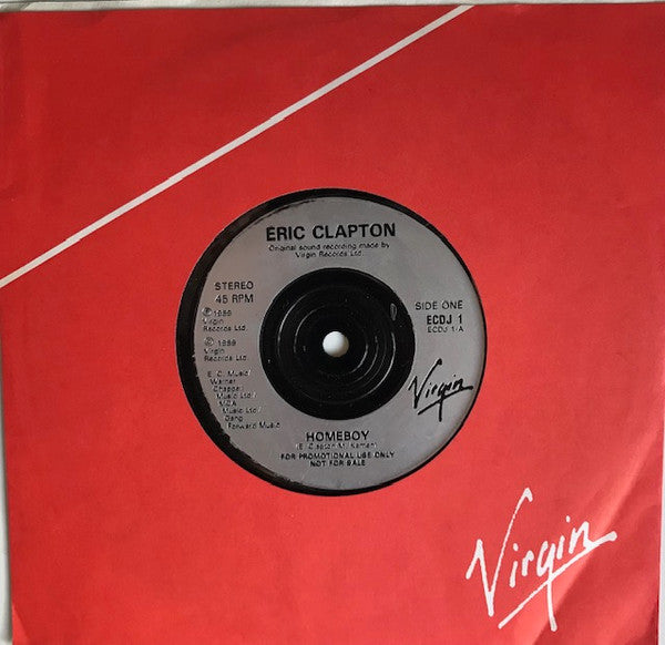 Eric Clapton : Homeboy (7", Promo)