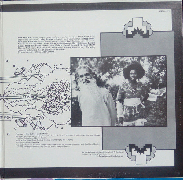Alice Coltrane With Strings : World Galaxy (LP, Album, Gat)