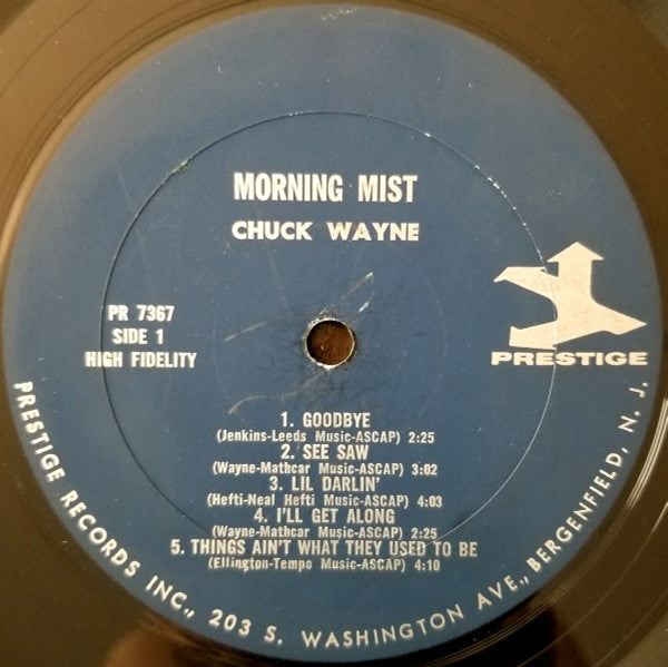 Chuck Wayne : Morning Mist (LP, Album, Mono)