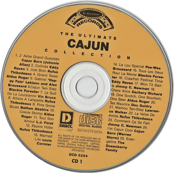 Various : The Ultimate Cajun Collection (2xCD, Comp + Box)