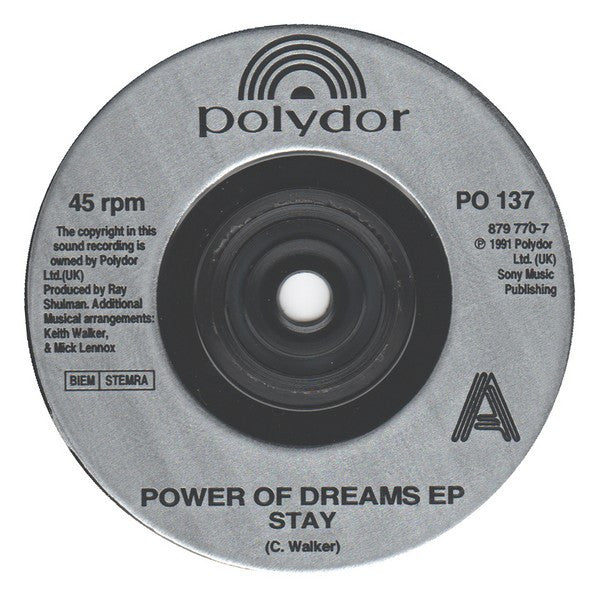 Power Of Dreams : Power Of Dreams EP (7", EP)