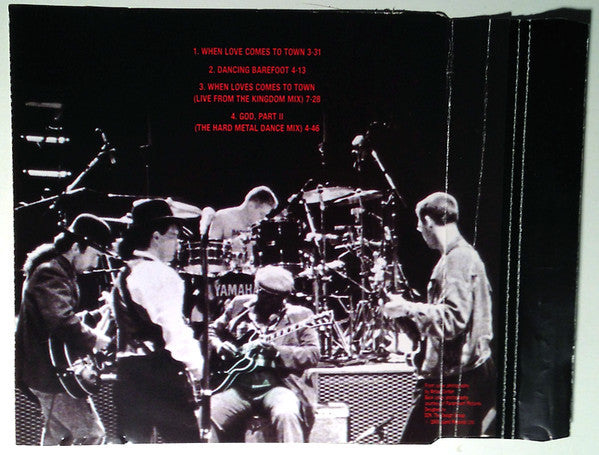 U2 With B.B. King : When Love Comes To Town (CD, Maxi, RP)