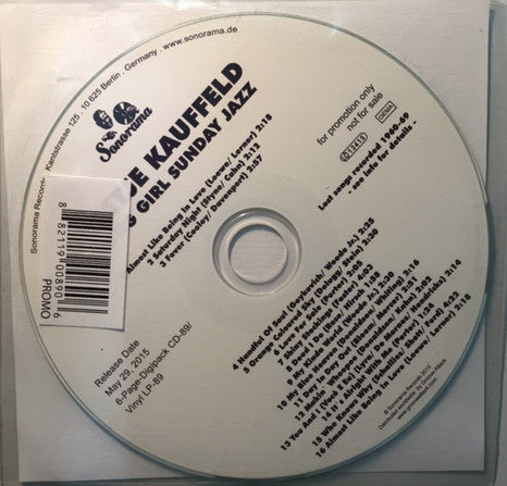 Greetje Kauffeld : Young Girl Sunday Jazz (CDr, Comp, Promo, RM)