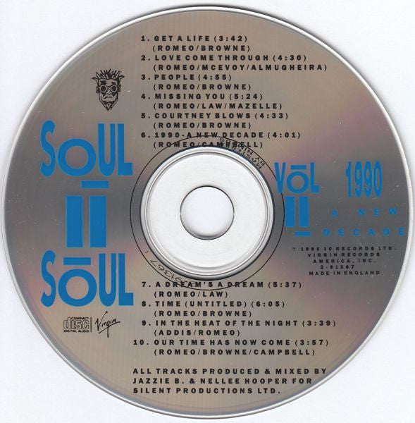 Soul II Soul : Vol II - 1990 - A New Decade (CD, Album)