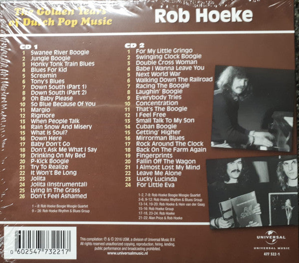 Rob Hoeke : The Golden Years Of Dutch Pop Music (A&B Sides 1963-1979) (2xCD, Album, Comp)