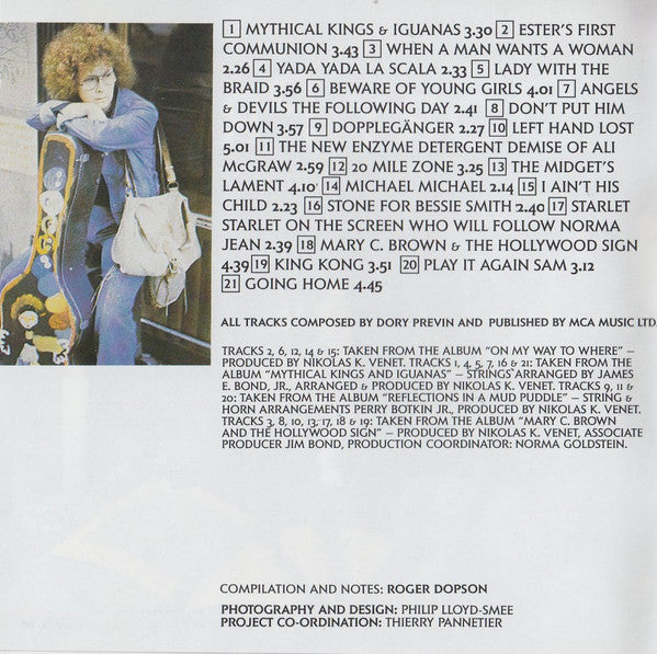 Dory Previn : In Search Of Mythical Kings (The U.A. Years) (CD, Comp)