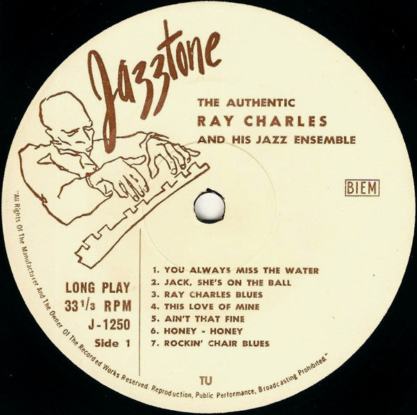 Ray Charles : Der Authentische Ray Charles (LP, Comp, Mono, Club, Pas)