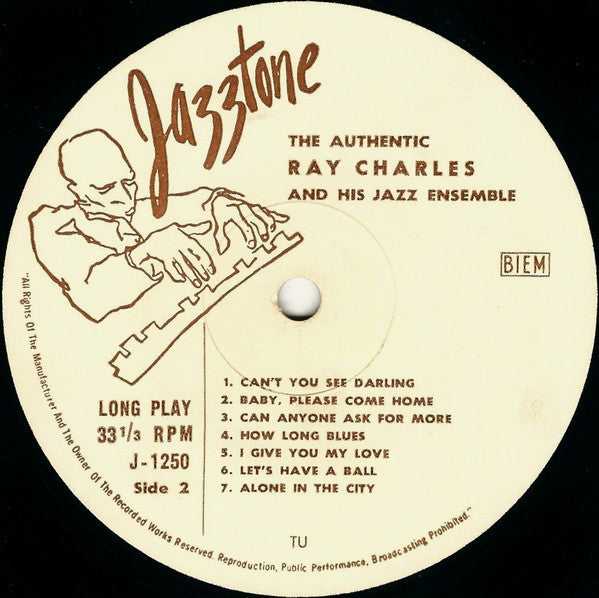 Ray Charles : Der Authentische Ray Charles (LP, Comp, Mono, Club, Pas)