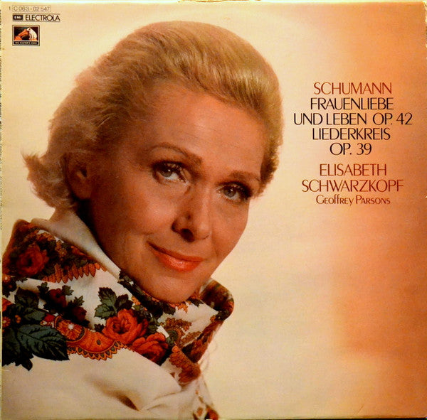 Robert Schumann - Elisabeth Schwarzkopf, Geoffrey Parsons (2) : Frauenliebe Und Leben, Op. 42 / Liederkreis, Op. 39 (LP, Gol)
